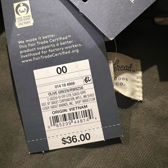 Universal Thread Short Sleeve Denim Romper - Olive Green 00 Safari Travel - Picture 6 of 9